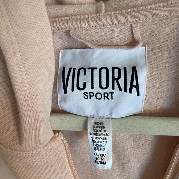Victoria Secret Sport hooded grommet laced sleeves - Picture 2 of 5